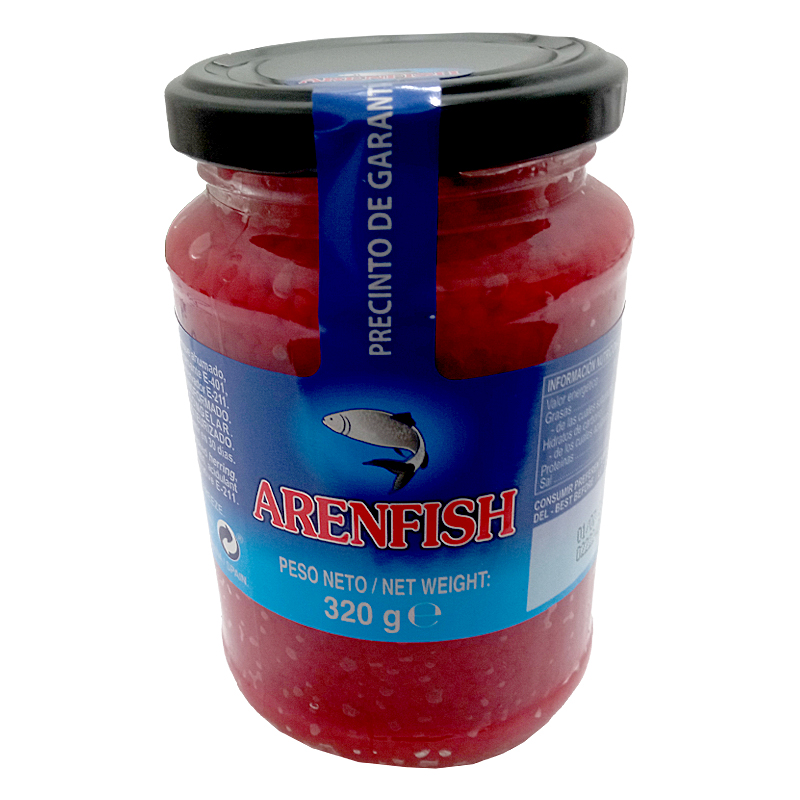 OVES VERMELLES POT de 320GR (ARENFISH)