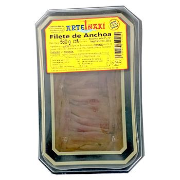ANCHOA FIL. EN ACEITE 6/325grs. Escurrido 100 un/aprox
